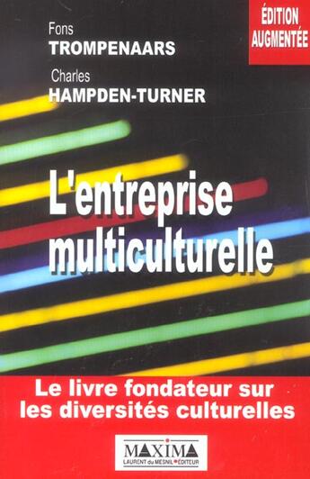 Couverture du livre « Entreprise multiculturelle - 2e ed. (2e édition) » de Trompenaars aux éditions Maxima