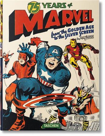 Couverture du livre « 75 years of Marvel comics » de Roy Thomas aux éditions Taschen