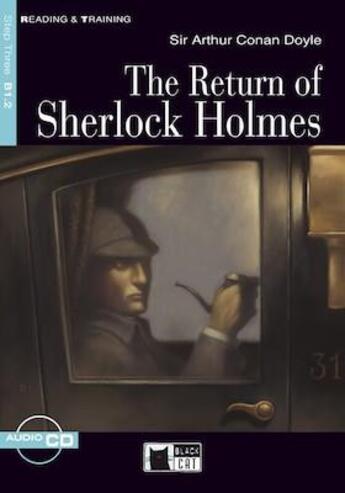 Couverture du livre « Return of sherlock holmes+cd b1.2 » de  aux éditions Cideb Black Cat