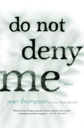 Couverture du livre « Do Not Deny Me » de Thompson Jean aux éditions Simon & Schuster
