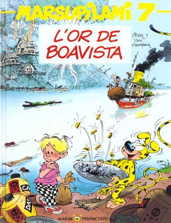 Couverture du livre « Marsupilami Tome 7 : l'or de Boavista » de Yann et Batem et Andre Franquin aux éditions Marsu Productions