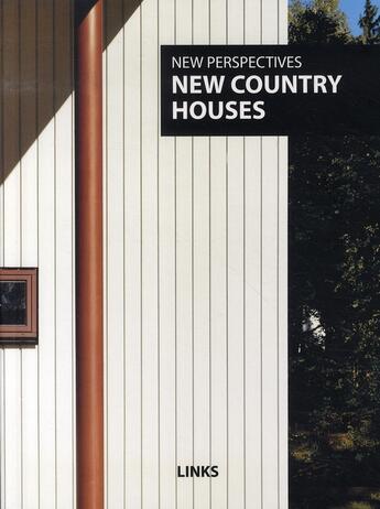 Couverture du livre « New country houses » de Mostaedi A aux éditions Links