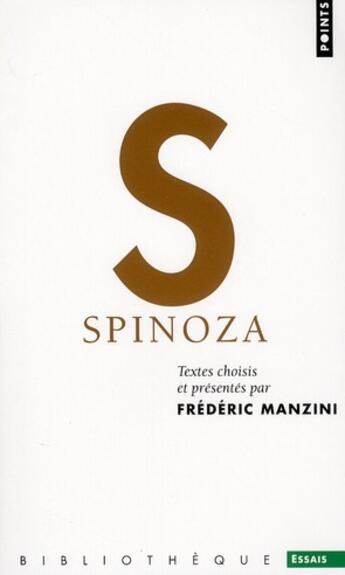 Couverture du livre « Spinoza » de Baruch Spinoza aux éditions Points