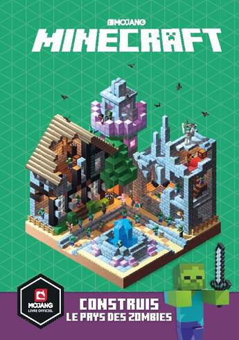 Couverture du livre « Minecraft ; construis le pays des zombies » de  aux éditions Gallimard-jeunesse
