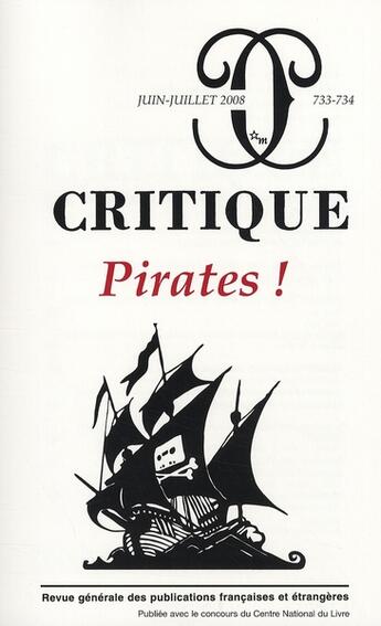 Couverture du livre « Revue Critique n.733/734 » de Revue Critique aux éditions Minuit