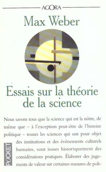 Couverture du livre « Essais sur la theorie de la science » de  aux éditions Pocket