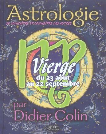 Couverture du livre « Vierge » de Didier Colin aux éditions Hachette Collections