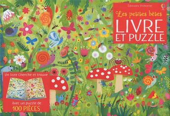 Couverture du livre « Livre et puzzle : les petites bêtes » de Kirsteen Robson et Gareth Lucas aux éditions Usborne