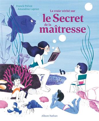 Couverture du livre « La vraie vérité sur le secret de la maîtresse » de Franck Prevot et Amandine Laprun aux éditions Nathan