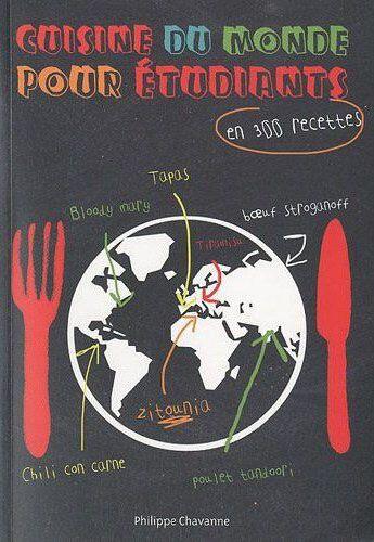 Couverture du livre « Cuisine du monde pour étudiants » de Philippe Chavanne aux éditions Studyrama