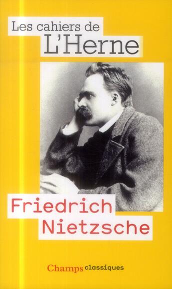 Couverture du livre « Friedrich Nietzsche » de  aux éditions Flammarion