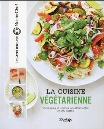 Couverture du livre « MASTERCHEF ; la cuisine végétarienne » de Sachiyo Harada aux éditions Solar