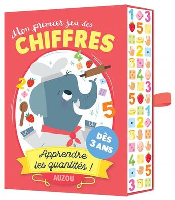 Couverture du livre « Mon premier jeu de chiffres - apprendre les quantites ! » de Laurene Paumier / Ma aux éditions Philippe Auzou