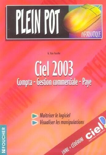 Couverture du livre « Ciel 2003 » de G Van Assche aux éditions Foucher