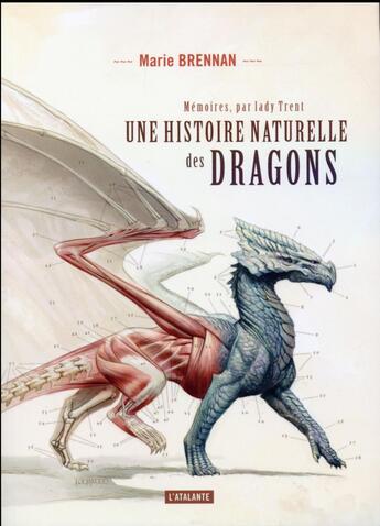 Couverture du livre « Mémoires, par Lady Trent Tome 1 : une histoire naturelle des dragons » de Marie Brennan aux éditions L'atalante