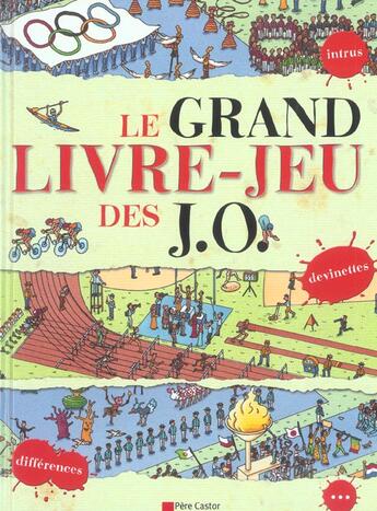 Couverture du livre « Grand livre-jeu des jo (le) » de Cecile Marais aux éditions Pere Castor