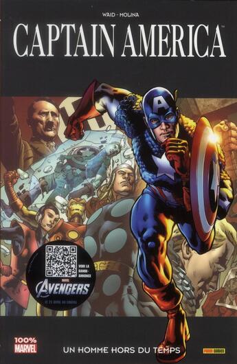 Couverture du livre « Captain America Hors-Série : un homme hors du temps » de Jorge Molina et Mark Waid aux éditions Panini