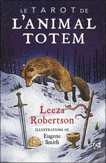 Couverture du livre « Le tarot de l'animal totem » de Leeza Robertson aux éditions Vega