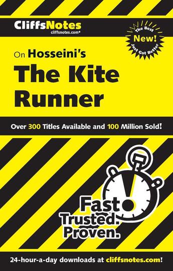 Couverture du livre « CliffsNotes on Hosseini's The Kite Runner » de Wasowski Richard P aux éditions Houghton Mifflin Harcourt