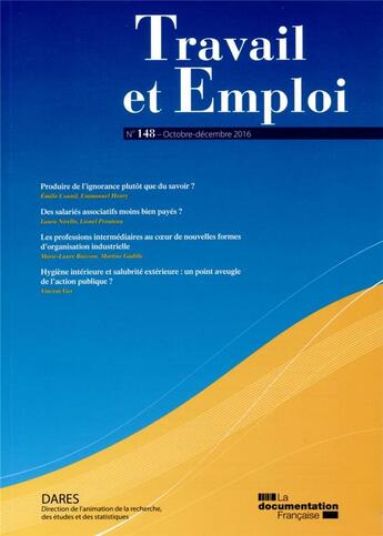 Couverture du livre « Travail-Emploi N 148 » de Dares aux éditions Documentation Francaise