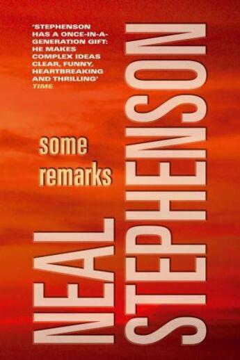Couverture du livre « Some Remarks » de Neal Stephenson aux éditions Atlantic Books Digital