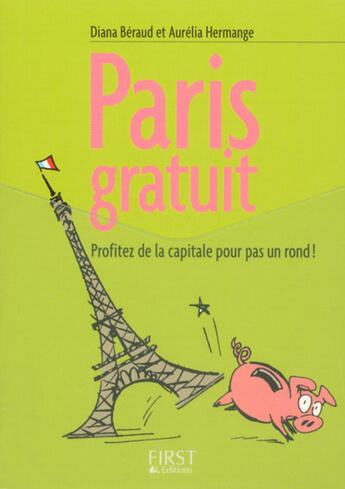 Couverture du livre « Boite 10ex Petit Livre De Paris Gratuit » de Diana Beraud aux éditions First