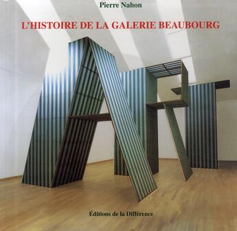 Couverture du livre « Coffret l'histoire de la galerie Beaubourg » de Nahon Pierre aux éditions La Difference