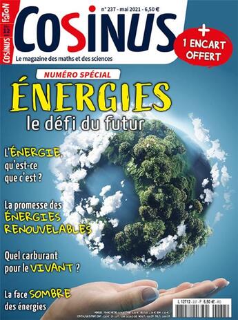 Couverture du livre « Cosinus n 237 - special energies - mai 2021 » de  aux éditions Cosinus