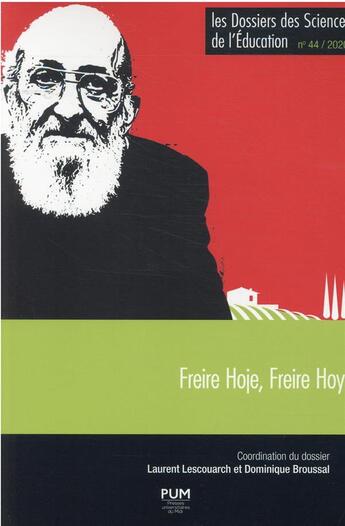 Couverture du livre « Freire hoje, freire hoy » de Lescouarch/Broussal aux éditions Pu Du Mirail