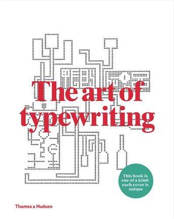 Couverture du livre « The art of typewriting » de Sackner Marvin aux éditions Thames & Hudson