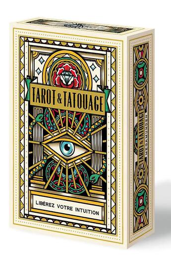 Couverture du livre « Tarot & tatouage ; ink and intuition » de Megamunden et Diana Mcmahon-Collis aux éditions Leduc