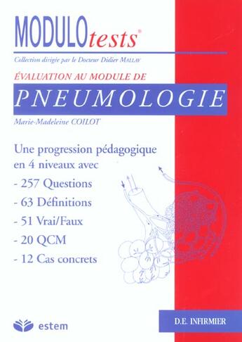 Couverture du livre « Pneumologie » de Marie-Madeleine Coilot aux éditions Estem
