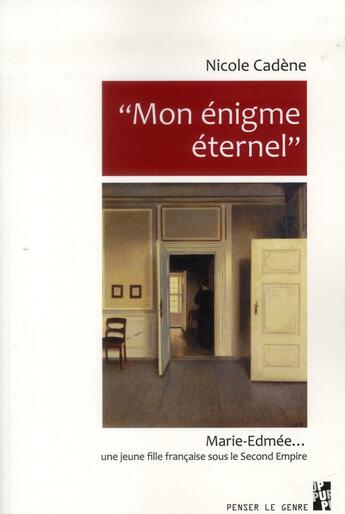 Couverture du livre « Mon énigme éternel » de Nicole Cadene aux éditions Pu De Provence