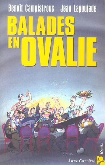 Couverture du livre « Balades en ovalie » de Benoit Campistrous aux éditions Anne Carriere