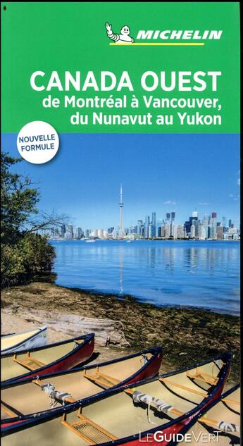 Couverture du livre « Le guide vert ; Canada » de Collectif Michelin aux éditions Michelin