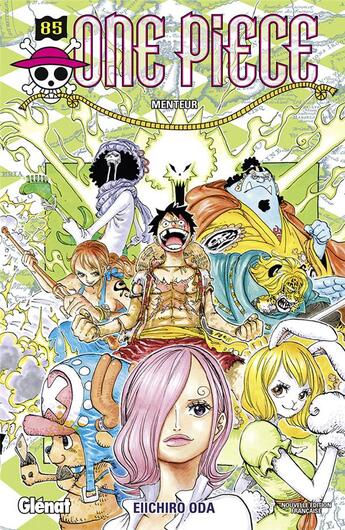 Couverture du livre « One Piece - édition originale Tome 85 : menteur » de Eiichiro Oda aux éditions Glenat