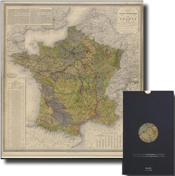 Couverture du livre « Carte agricole et climatologique de la france » de Le Gendre-Decluy aux éditions Reliefs Editions