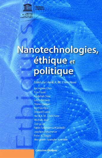 Couverture du livre « Nanotechnologies, ethique et politique » de  aux éditions Unesco
