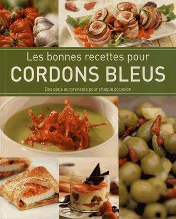 Couverture du livre « Les bonnes recettes pour cordons bleus » de  aux éditions Yoyo Books