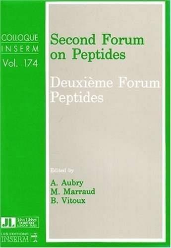Couverture du livre « Deuxieme Forum Peptide » de Aubry aux éditions John Libbey