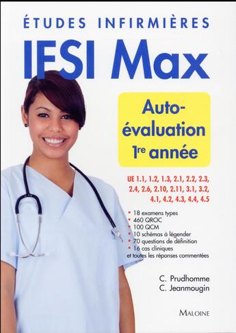 Couverture du livre « Ifsi-max revisions premiere annee » de Prudhomme/Jeanmougin aux éditions Maloine