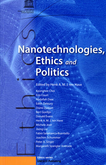 Couverture du livre « Nanotechnologies, ethics and politics » de  aux éditions Unesco