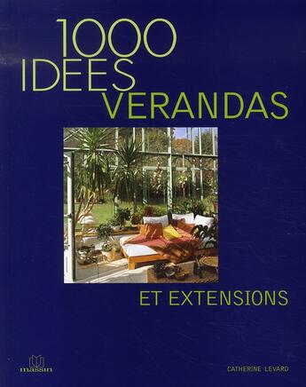 Couverture du livre « Vérandas et extensions » de  aux éditions Massin