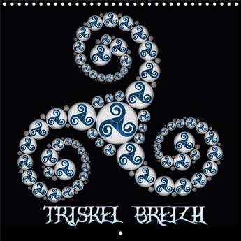 Couverture du livre « Triskel breizh calendrier mural 2018 300 300 mm square - art celtique calendrier mensue » de Bluesax aux éditions Calvendo