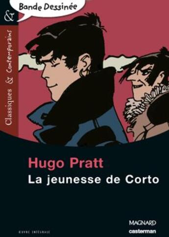 Couverture du livre « La jeunesse de Corto » de Hugo Pratt aux éditions Magnard