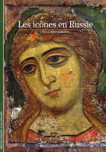 Couverture du livre « Les icônes en Russie » de Olga Medvedkova aux éditions Gallimard