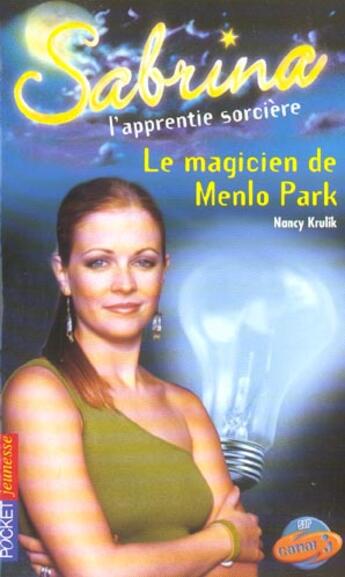 Couverture du livre « Sabrina t.34 ; le magicien de menlo park » de Nancy Krulik aux éditions Pocket Jeunesse