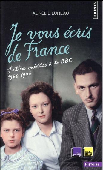 Couverture du livre « Je vous écris de France ; lettres inédites à la BBC, 1940-1944 » de Aurelie Luneau aux éditions Points