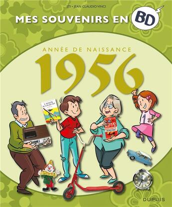 Couverture du livre « Mes souvenirs en BD Tome 17 : 1956 » de Sti et Jean Claudio Vinci aux éditions Dupuis