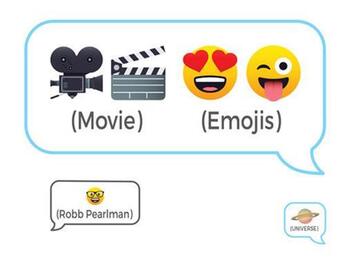 Couverture du livre « Movie emojis: 100 cinematic q&as » de Robb Pearlman aux éditions Rizzoli